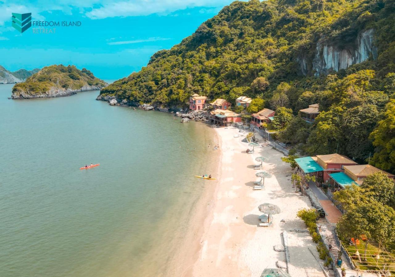 Хостел Catba Freedom Island Retreat Xuan Dam Экстерьер фото